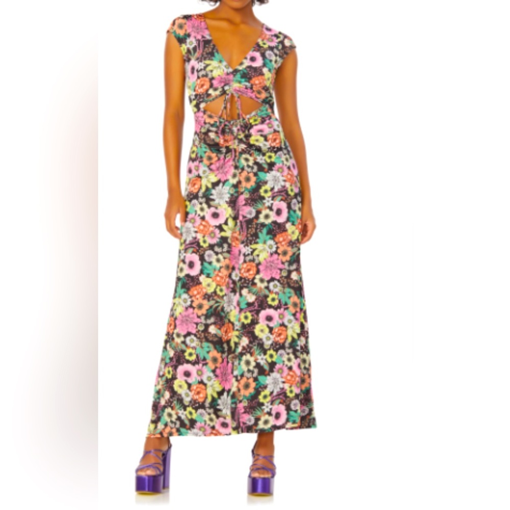 AFRM maxi dress w/ cut out. New never worn.